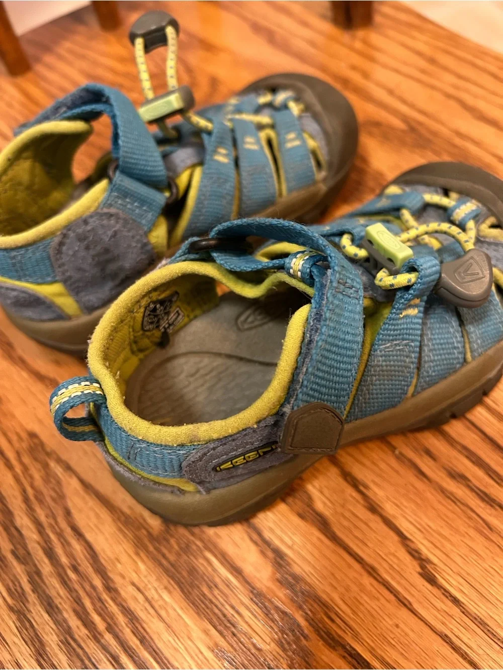 Keen Kids Blue and Yellow Water Shoes